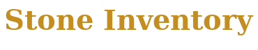 Nevejewels Stone Inventory